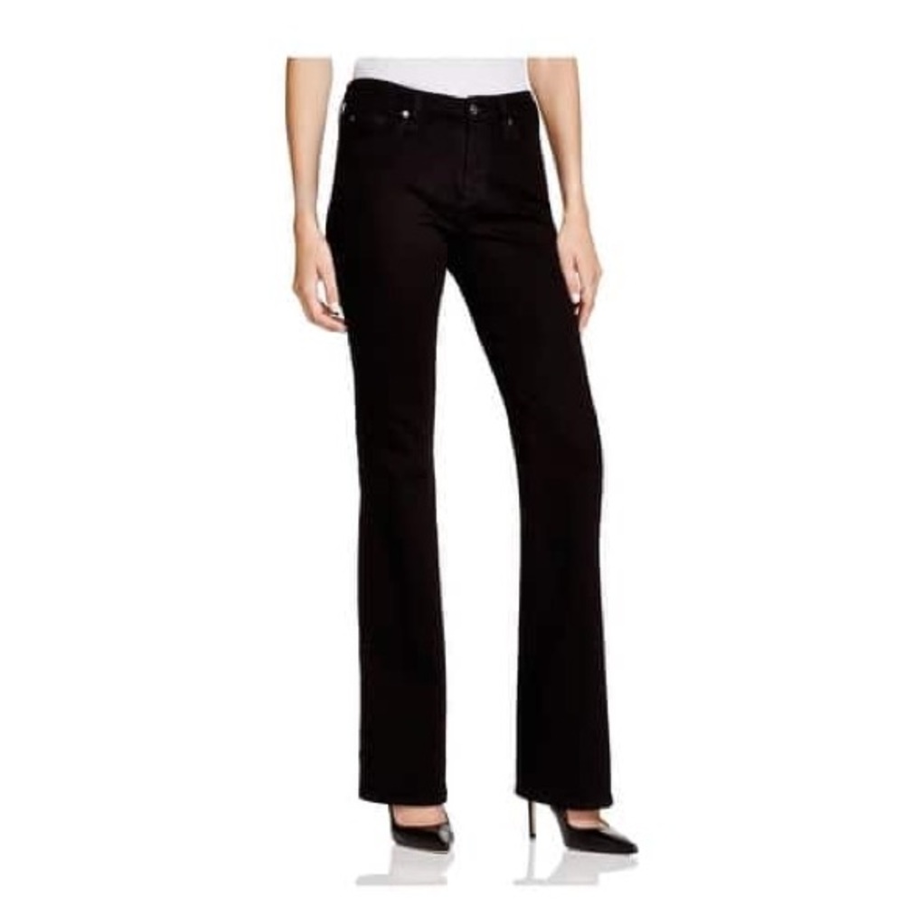 NWOT- 7FAM Black Jeans 27 Bootcut